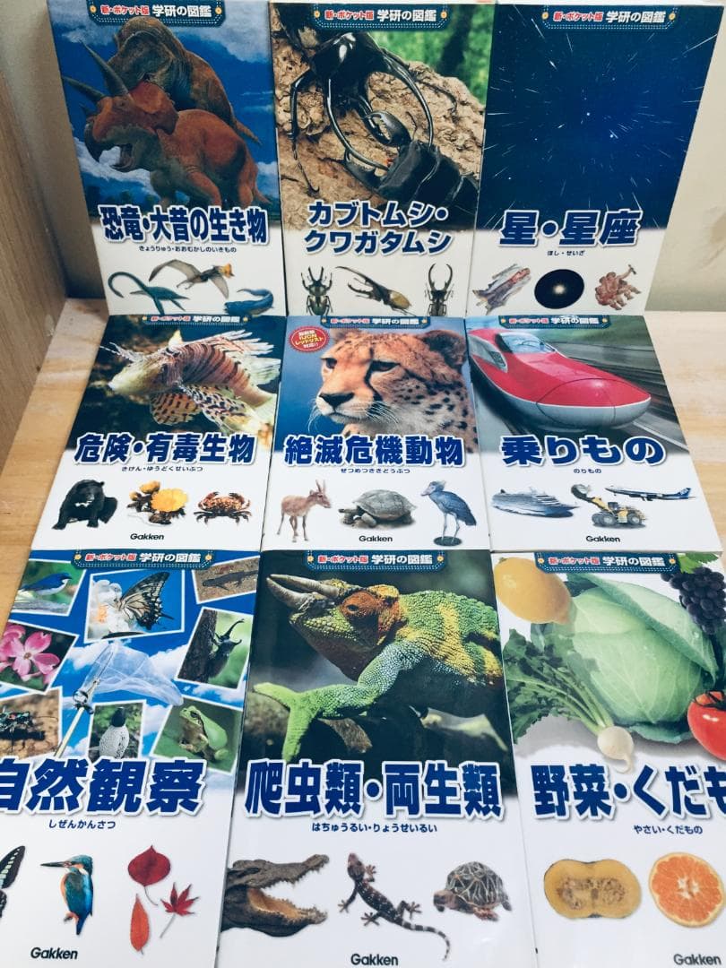 新・ポケット版 学研の図鑑 1～21巻 21冊セット