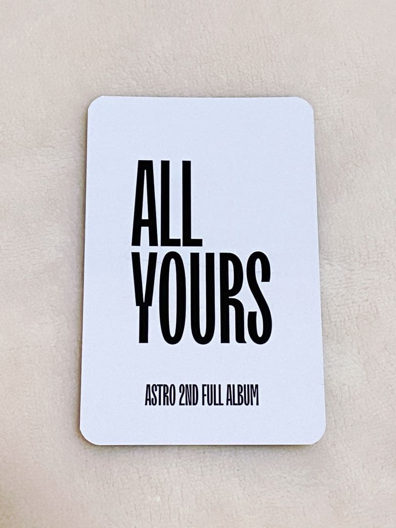 ASTRO All Yours DMCミュージック ヨントン トレカ ウヌ