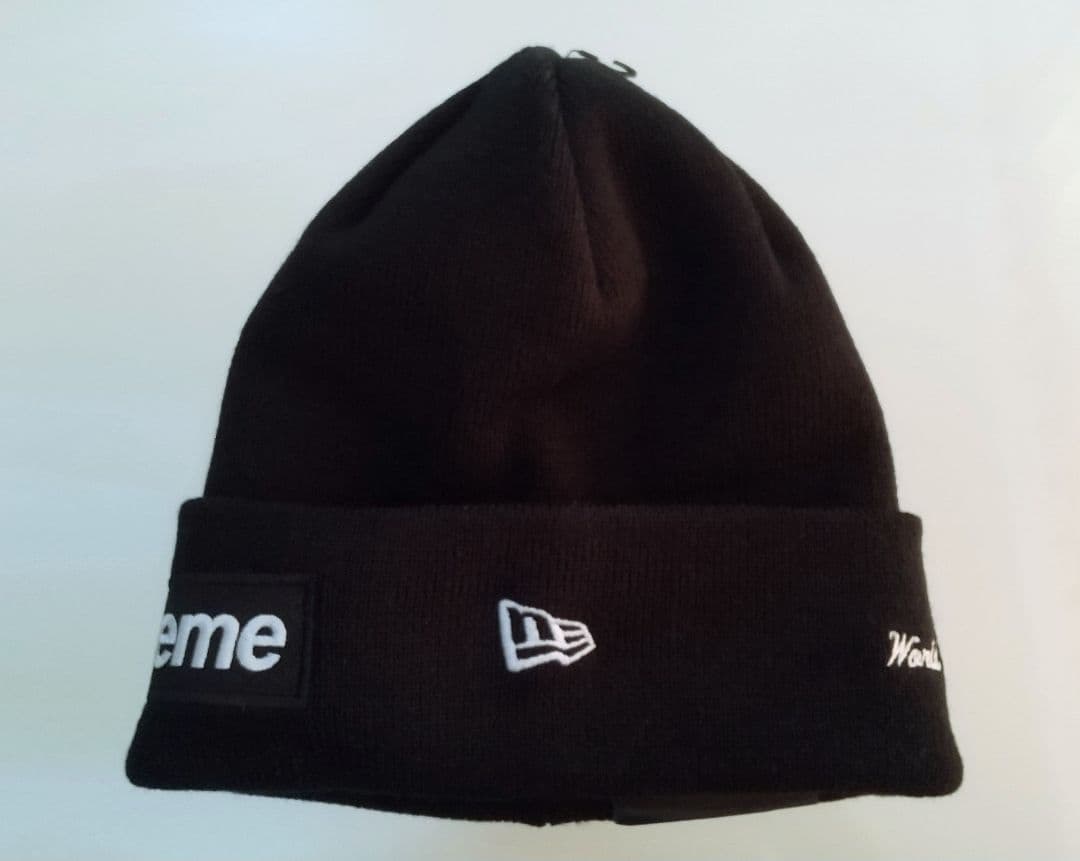 Supreme × New Era Box Logo Beanie FW24