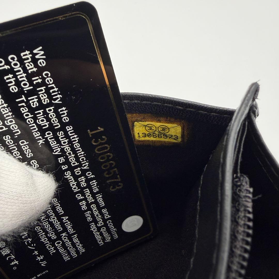 シャネル CHANEL 財布 カメリア 二つ折り ココマーク 美品