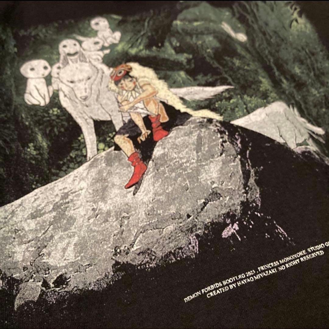 ト*キ様 STUDIOGHIBLIもののけ姫Tシャツ古着ビンテージ映画アニメ漫画