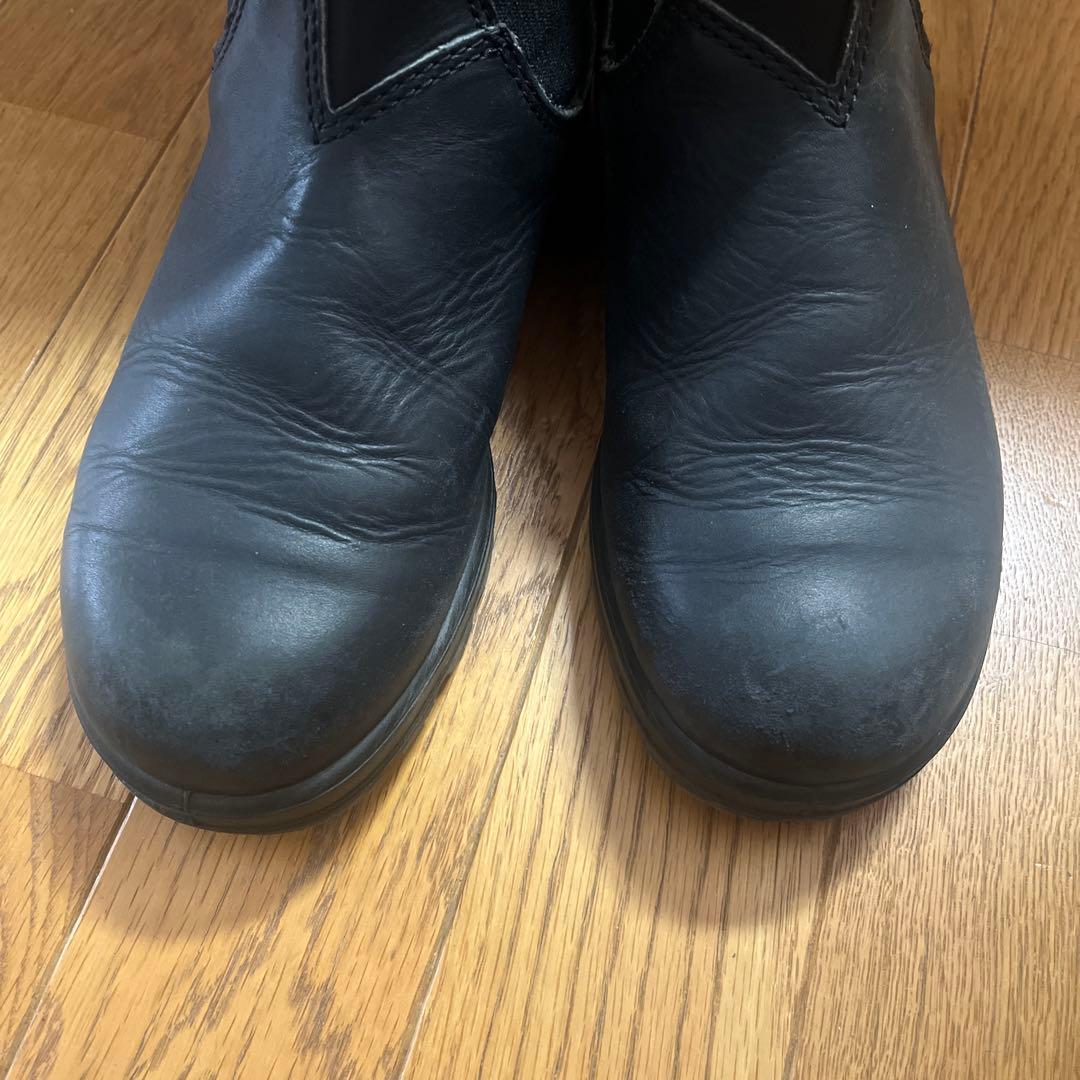Blundstone ブラック サイドゴアブーツ