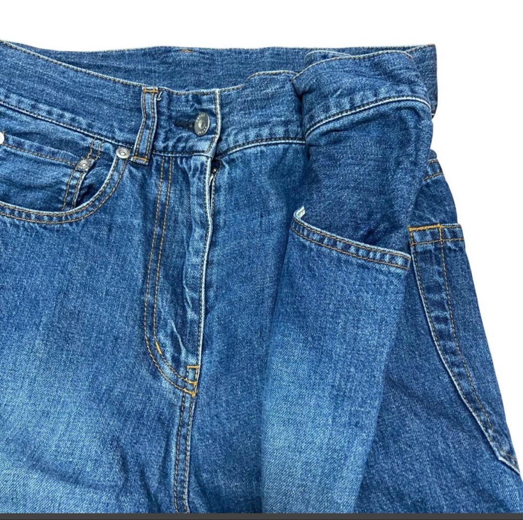 週末値下げsacai サカイ カットオフ ワイドデニムパンツ ジーンズ
