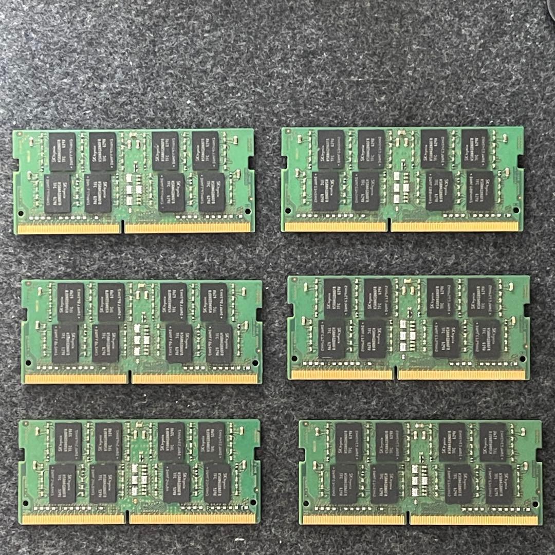 6x DDR4 8GB 2133MHz メモリ 6枚セット