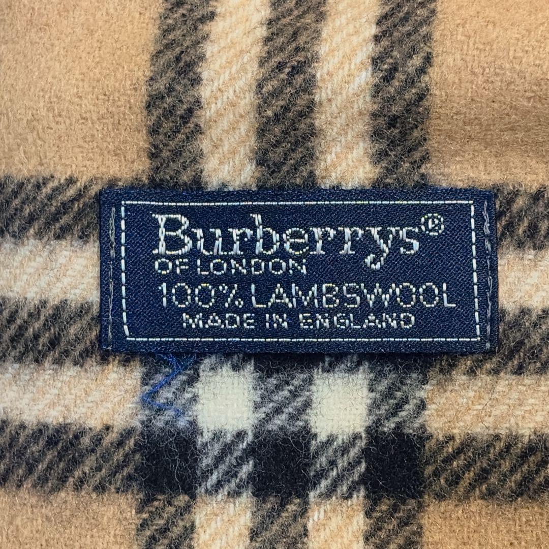 Burberrys バーバリー ノバチェック ラムウール100% 英国製