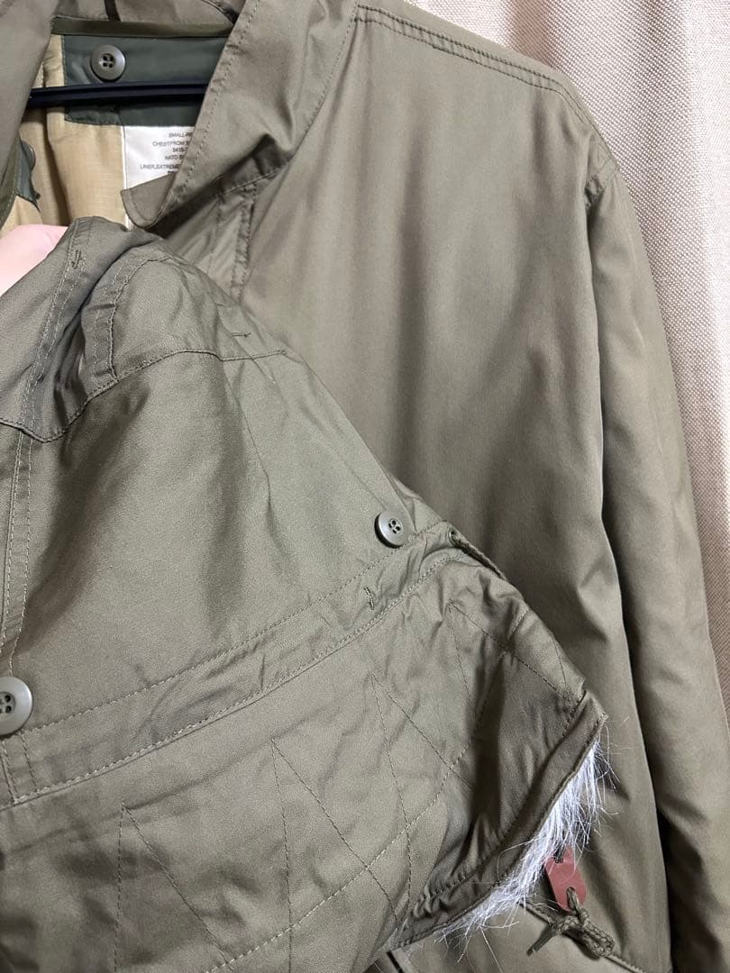 【美品】WAILER.inc モッズコート フード付き M-65 カーキ