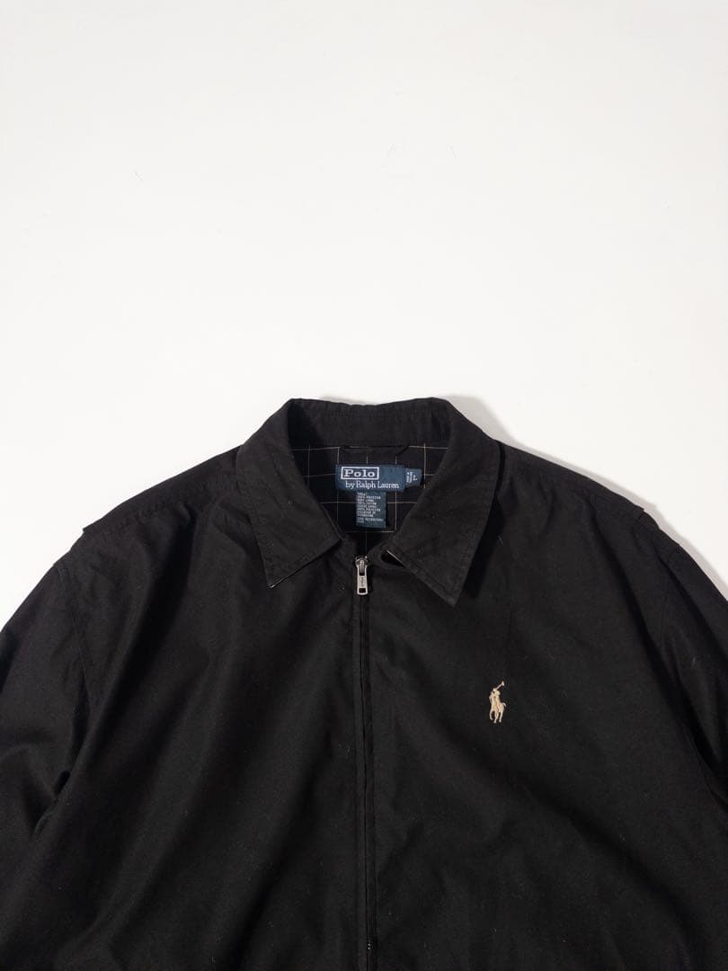 90s Polo by Ralph Lauren スムーシースウィングトップ 黒