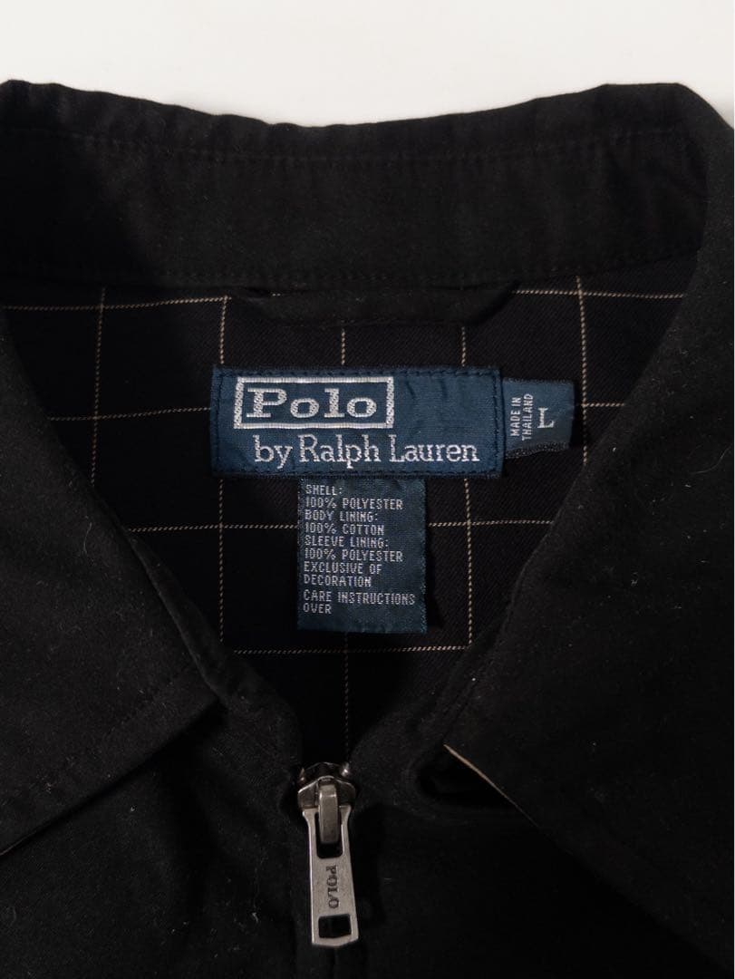 90s Polo by Ralph Lauren スムーシースウィングトップ 黒