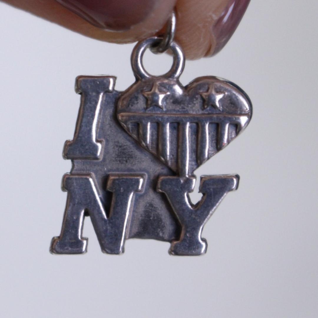 I LOVE NY ネックレス チャーム　シルバー 　SJC サンダンス　925