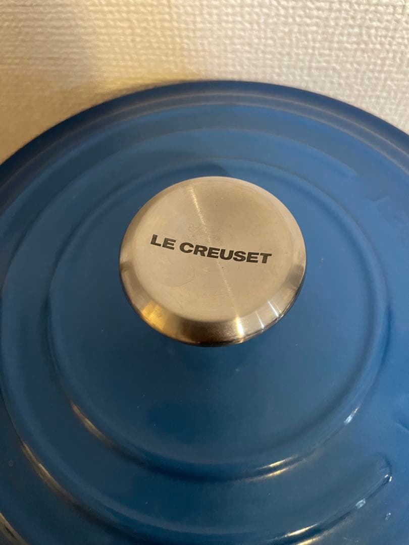 ルクルーゼ ココットロンド 22cm ブルー 両手鍋 LE CREUSET