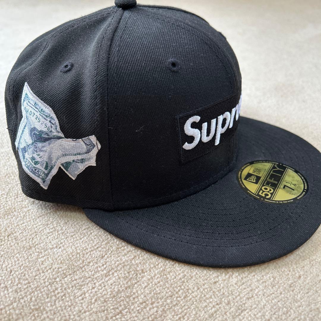 種村　Supreme 59FIFTY キャップ 7 1/4 ステッカー付き