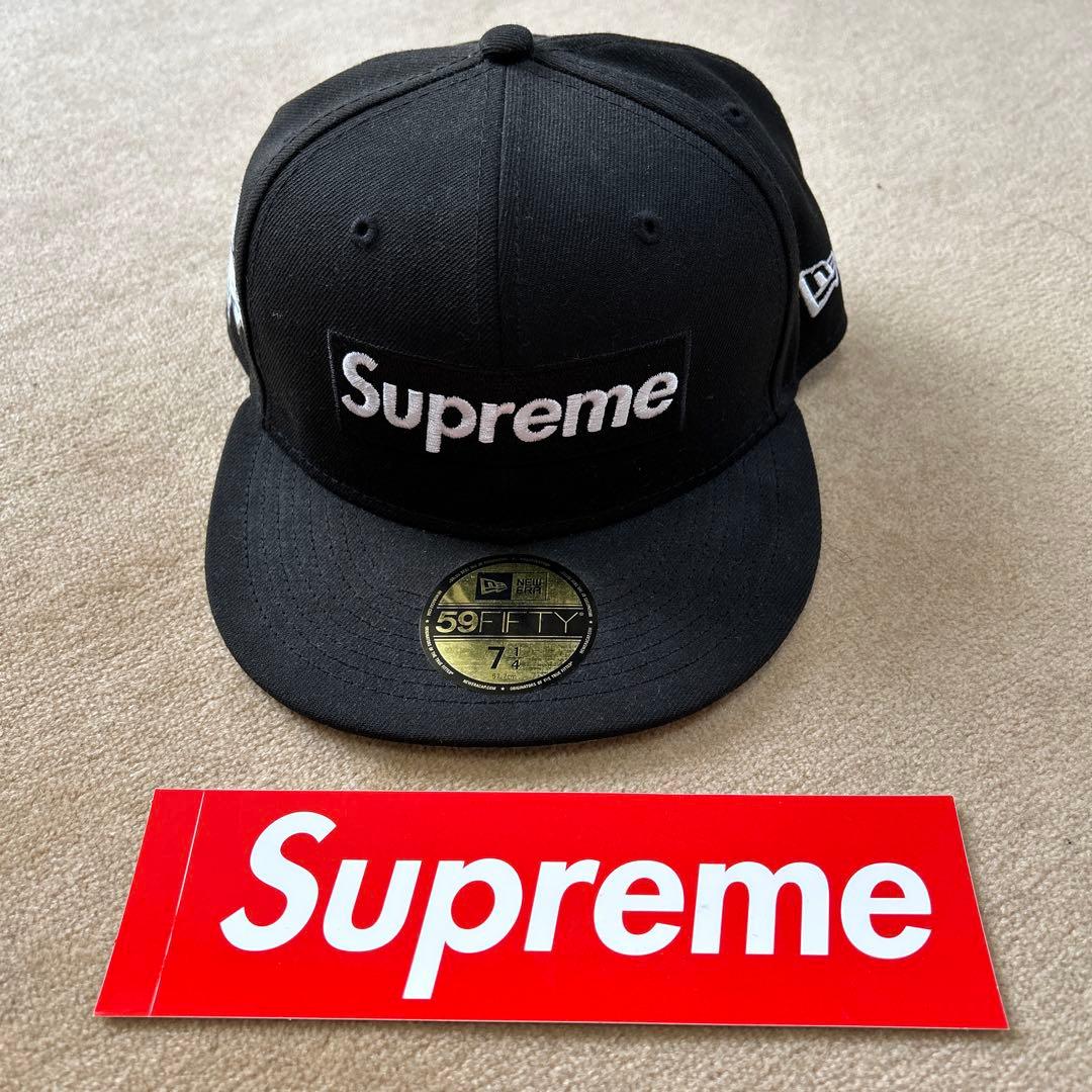 種村　Supreme 59FIFTY キャップ 7 1/4 ステッカー付き