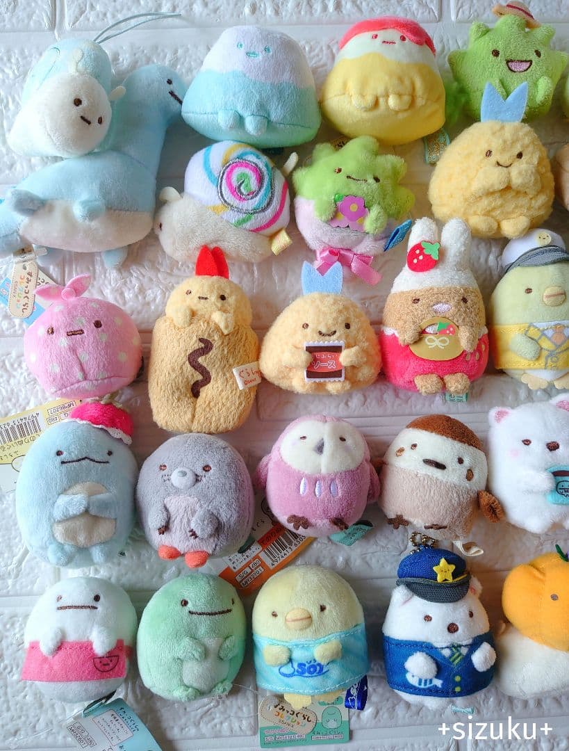 【新品〜美品・38体】すみっコぐらし てのりぬいぐるみ まとめ売り