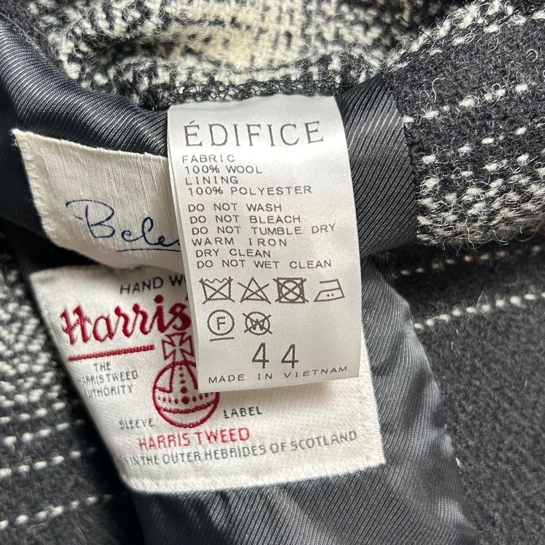 EDIFICE Belesto x HARRIS TWEED チェックジャケット