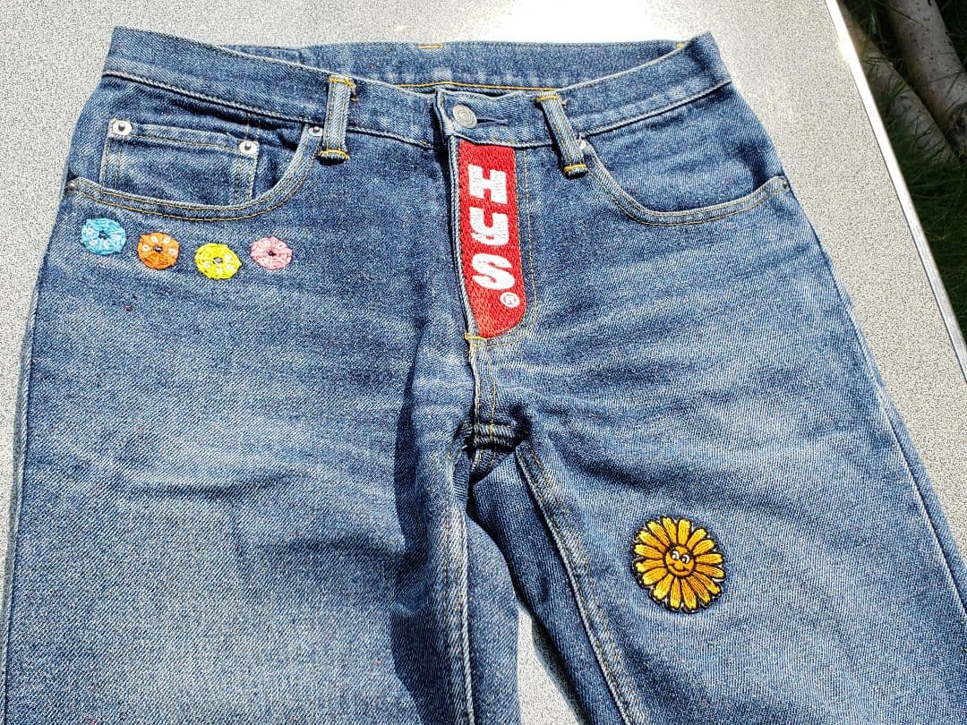 e*e様 ヒステリックグラマー　KINKY 　デニムパンツ　ワッペン　刺繍　ネッ