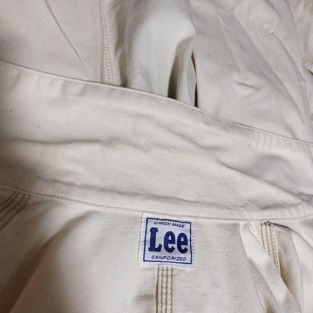 O*G様 LEE カバーオール　生成り　ロゴジャケット