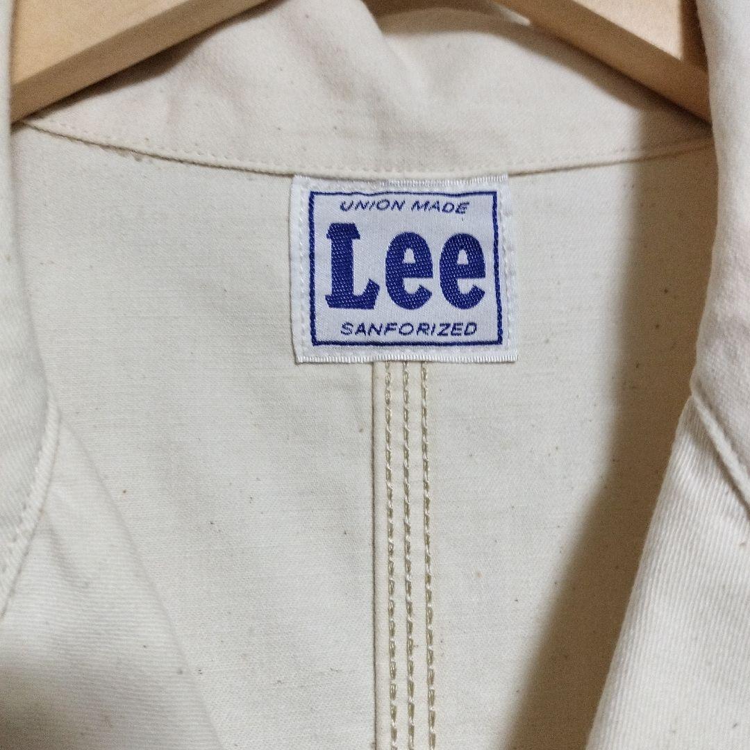 O*G様 LEE カバーオール　生成り　ロゴジャケット