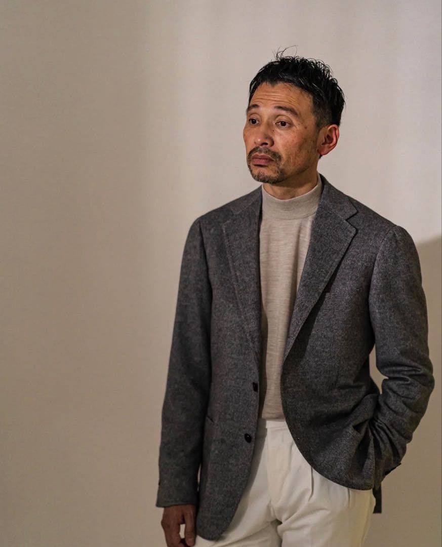 最高峰 RING JACKET MEISTER カシミヤ ジャケット 48