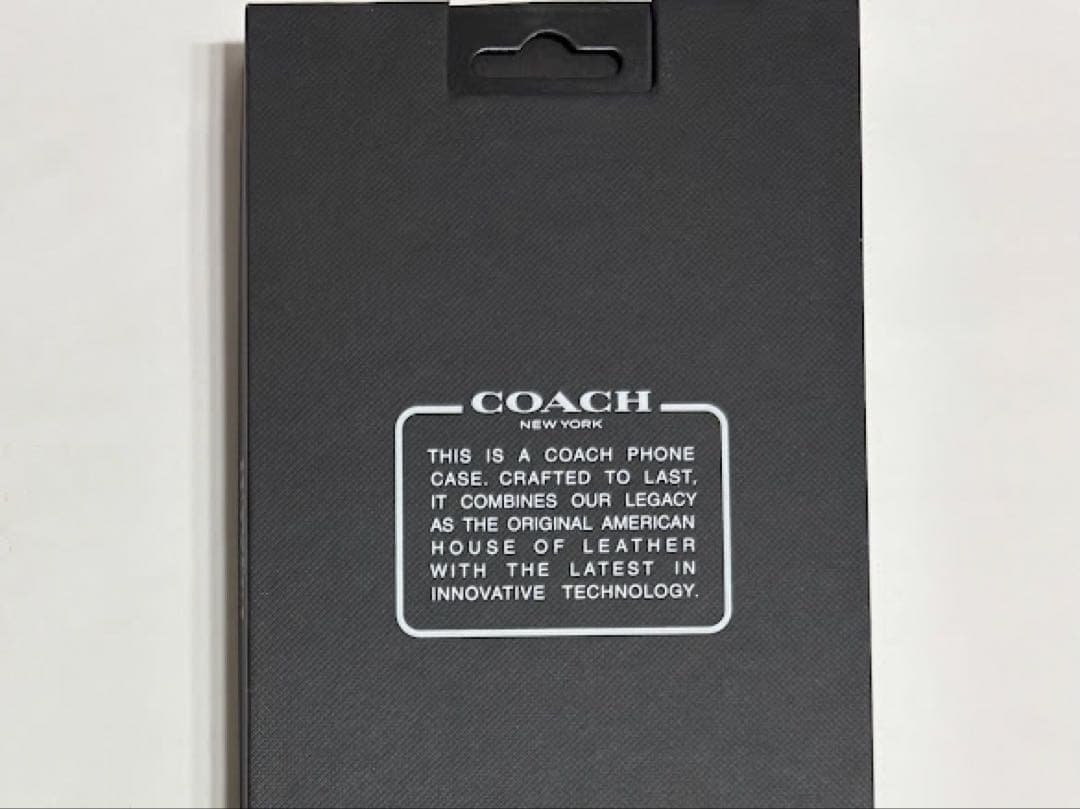 COACH iPhone13Pro ケース 黒