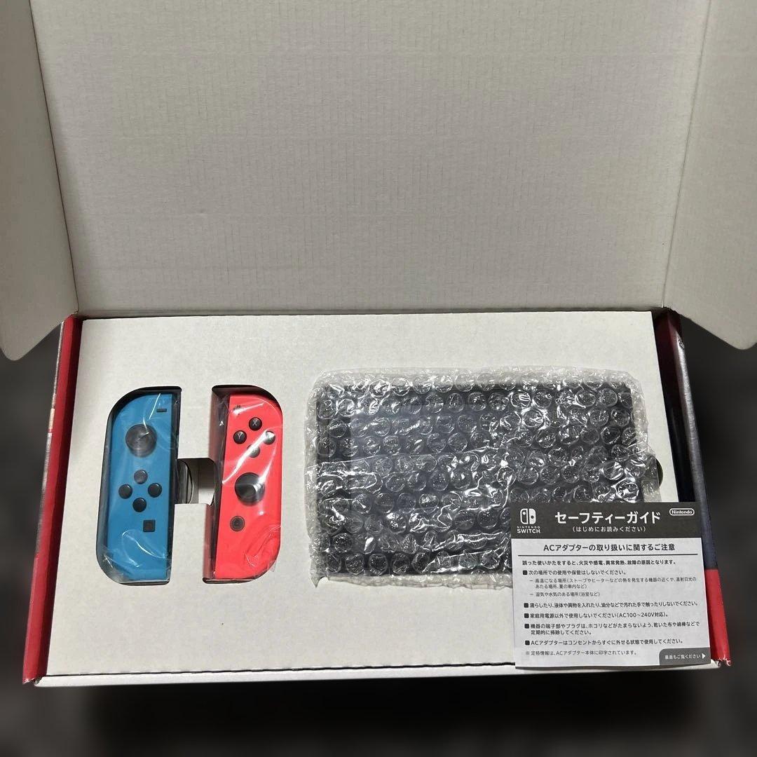 目立つ傷なし・完品Nintendo Switch 本体 (ネオンブルー/レッド)