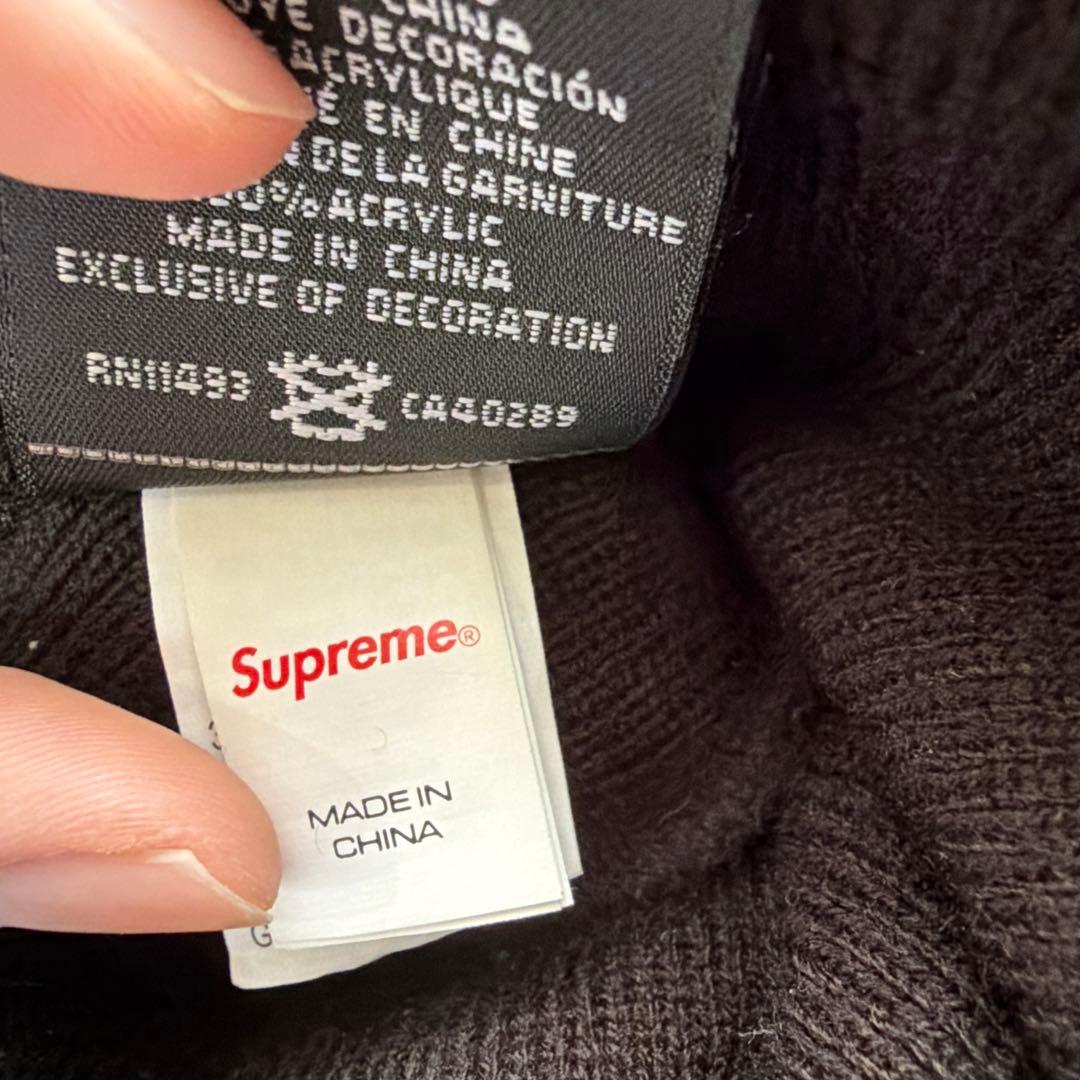 Supreme Sロゴ ニット帽