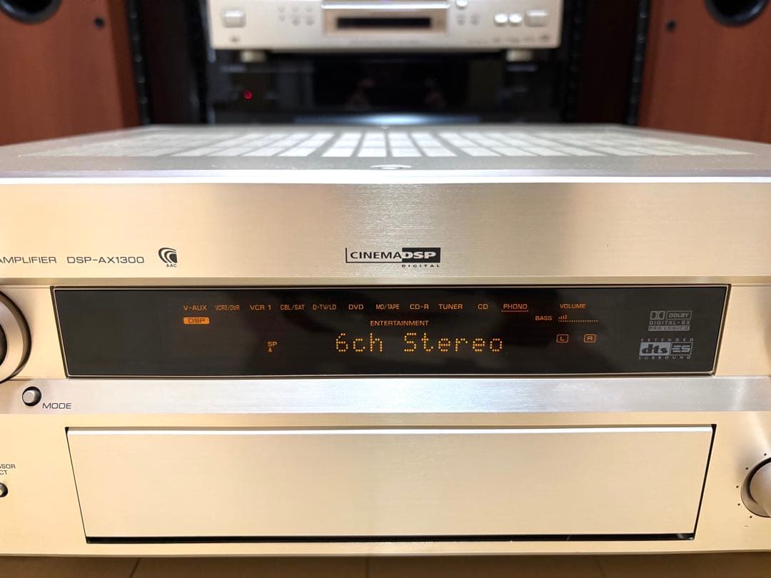 【動作済】YAMAHA 6.1ch AVアンプ DSP-AX1300リモコン付