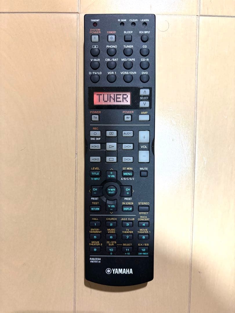 【動作済】YAMAHA 6.1ch AVアンプ DSP-AX1300リモコン付