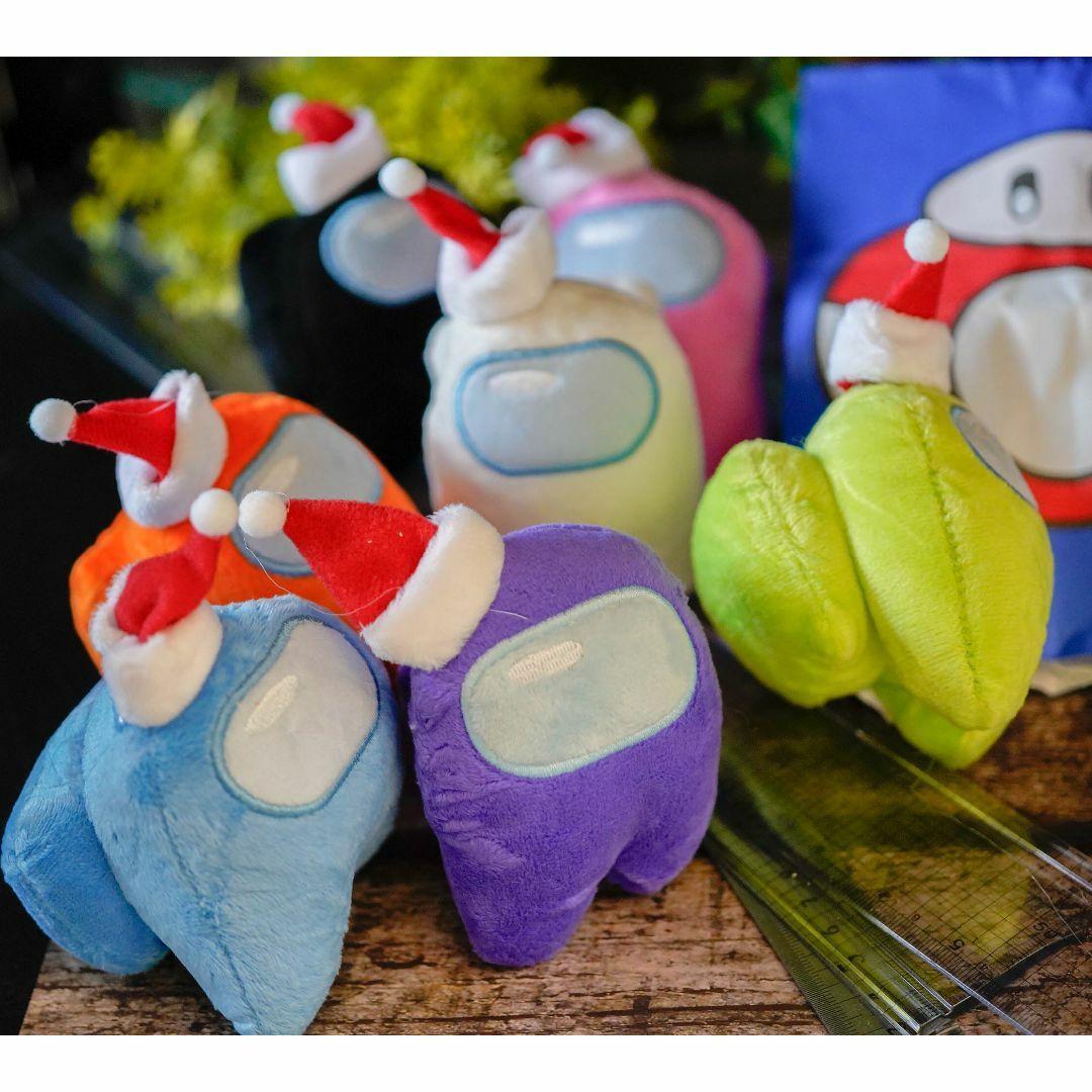 ぬいぐるみ　アモングアス　サンタ　7種セット　10cmリボン袋付【残3のみ】