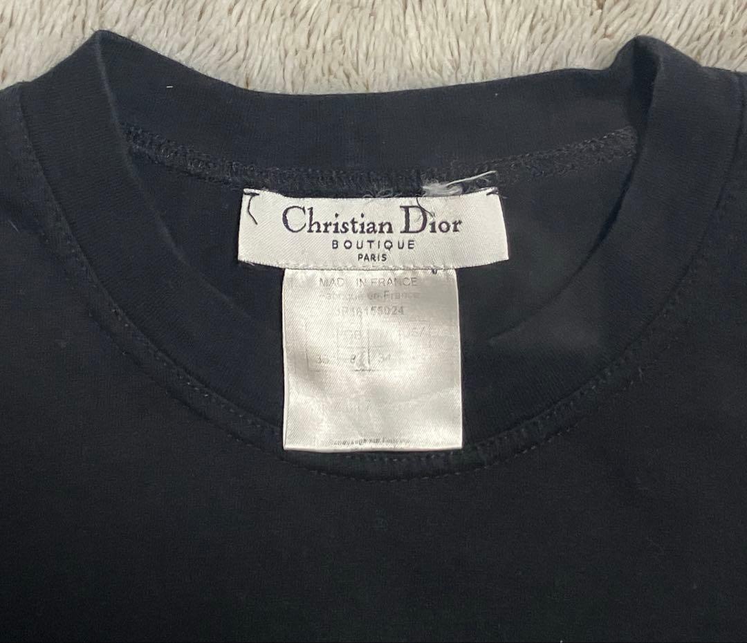 トップス Christian Dior Denim Logo Design Tshirt