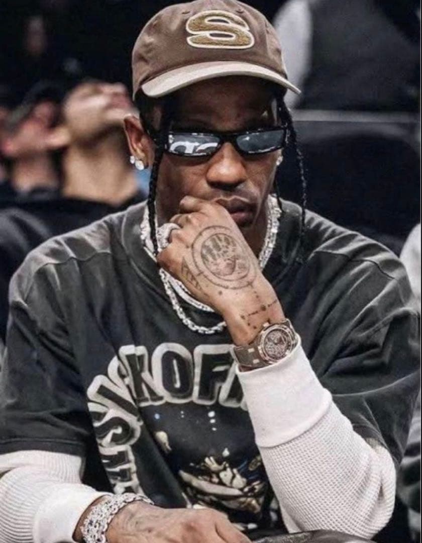 【正規品】Stussy キャップ　Travis Scott 着用モデル