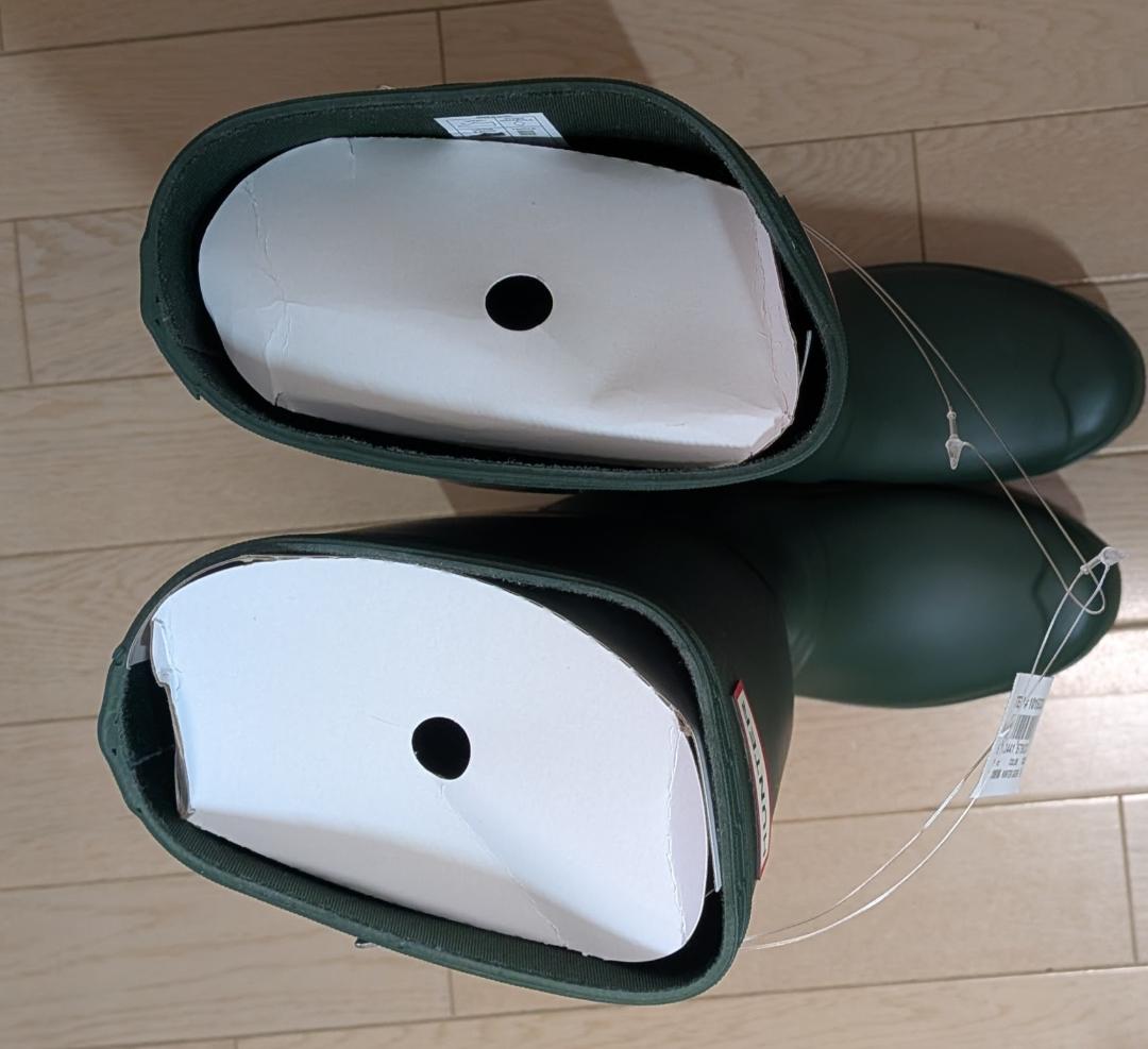 【新品タグ付き】HUNTER GREENグリーン 長靴 新品