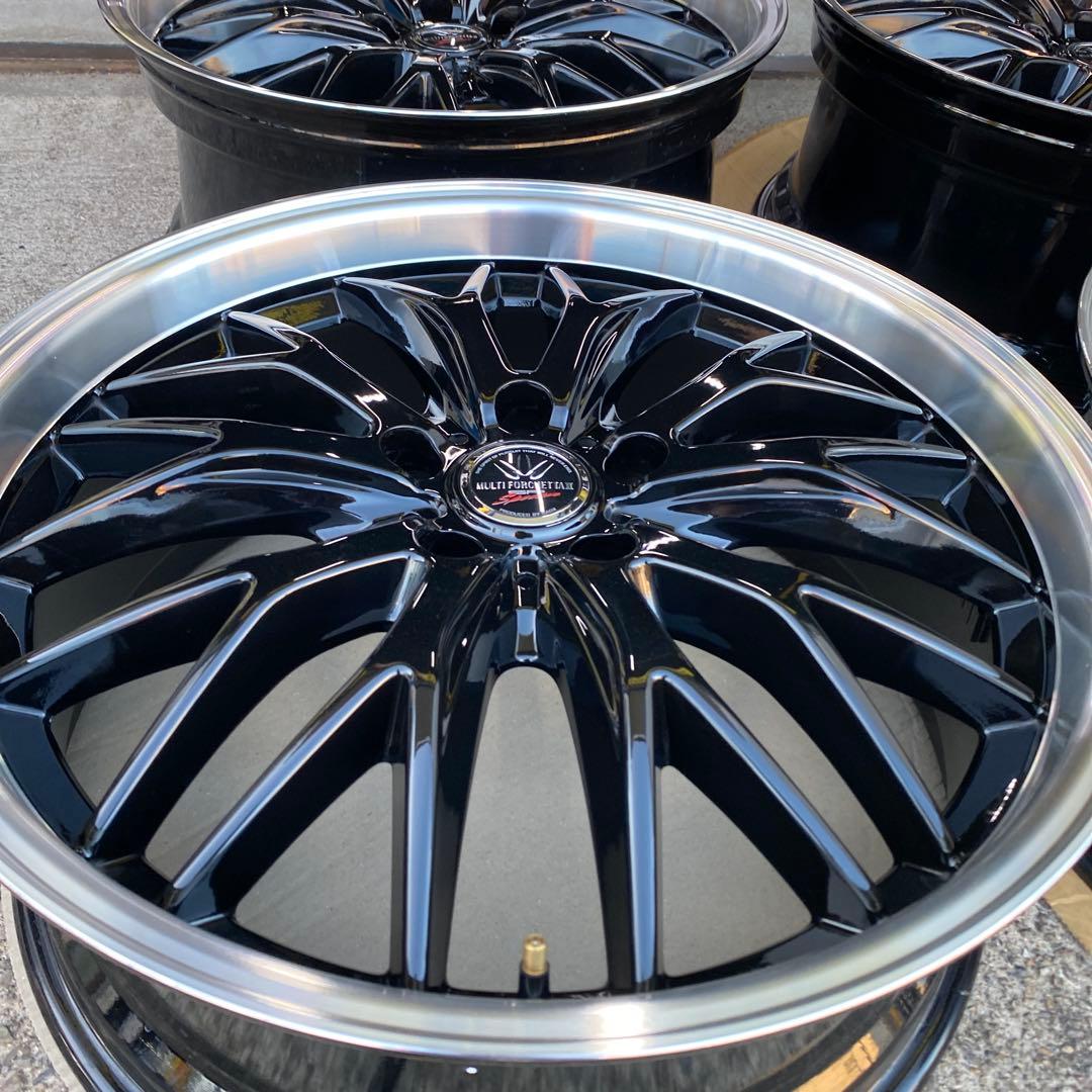 ◇中古BADX20インチ　8J+45 9J+38 5H114.3 4本