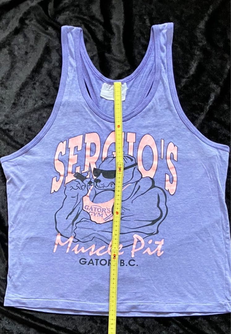 SERGIO'S MUSCLE PIT ・GATOR'S GYMタンクトップ￼