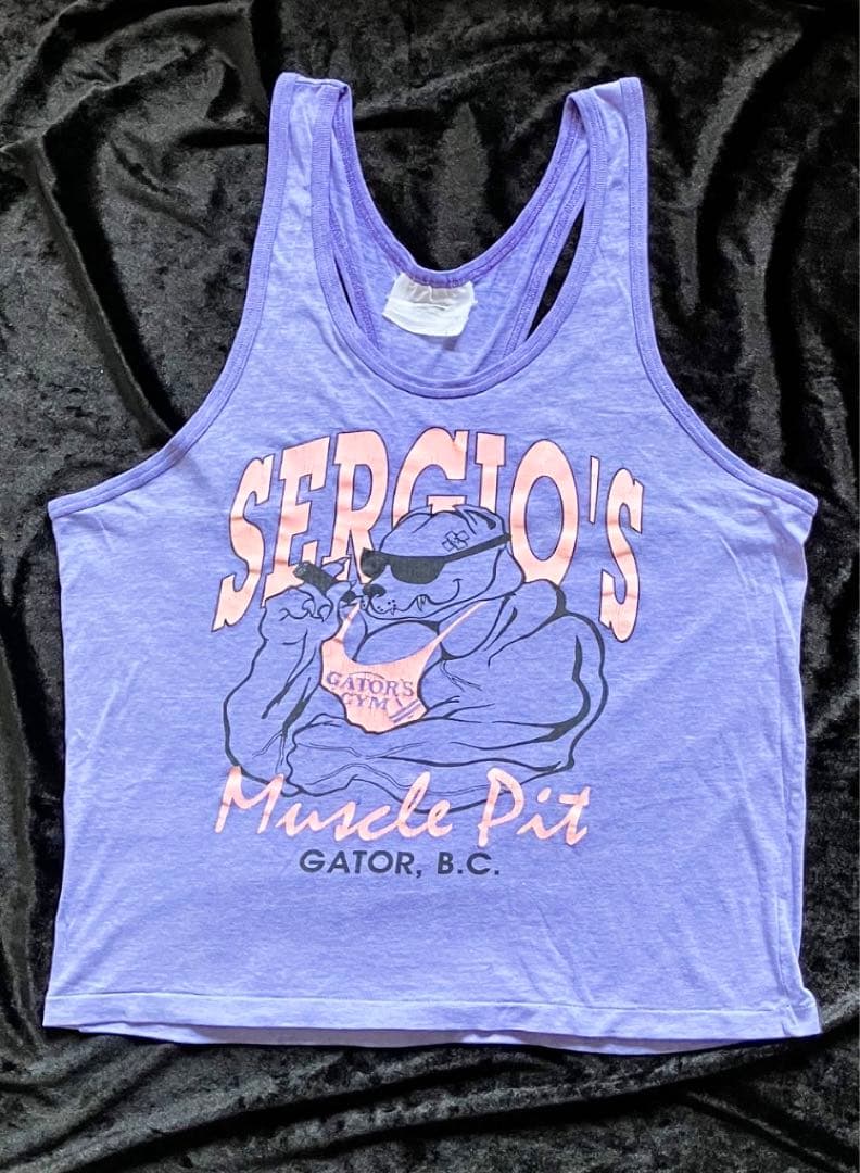 SERGIO'S MUSCLE PIT ・GATOR'S GYMタンクトップ￼