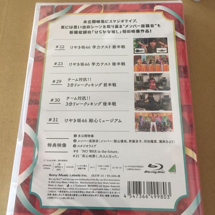 初回仕様 けやき坂46ひらがな推し京子さん、何してんですか編Blu-ray新品