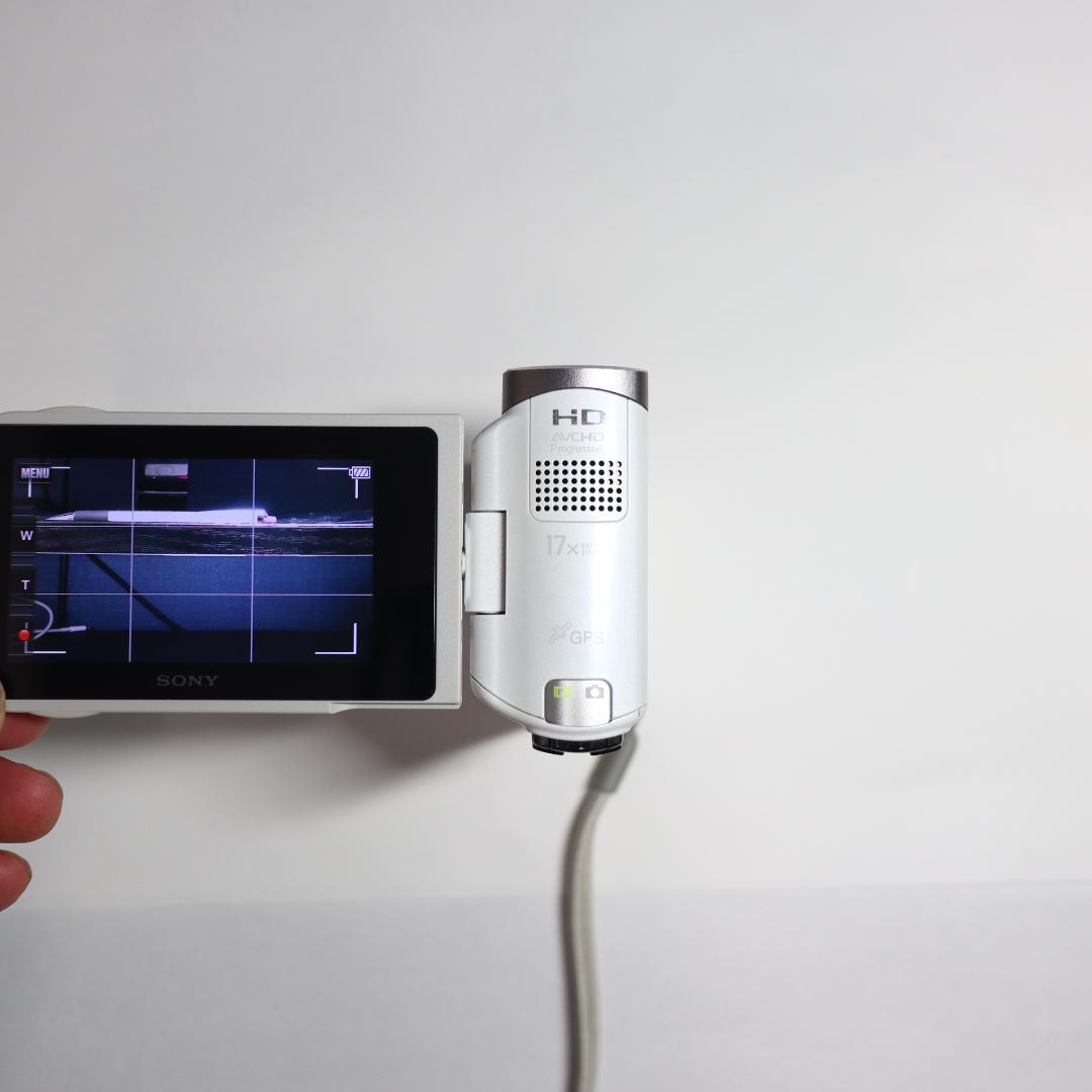 SONY HDR-GW77 Vホワイト防水ハンディカム GレンズFULLHD撮影