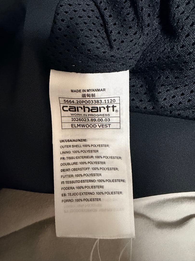 Carhartt WIP ベスト　フィッシングベスト