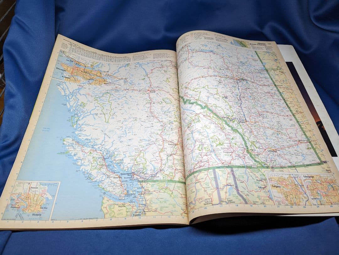 ■ RAND McNALLY ROAD ATLAS 1989 米国の道路地図