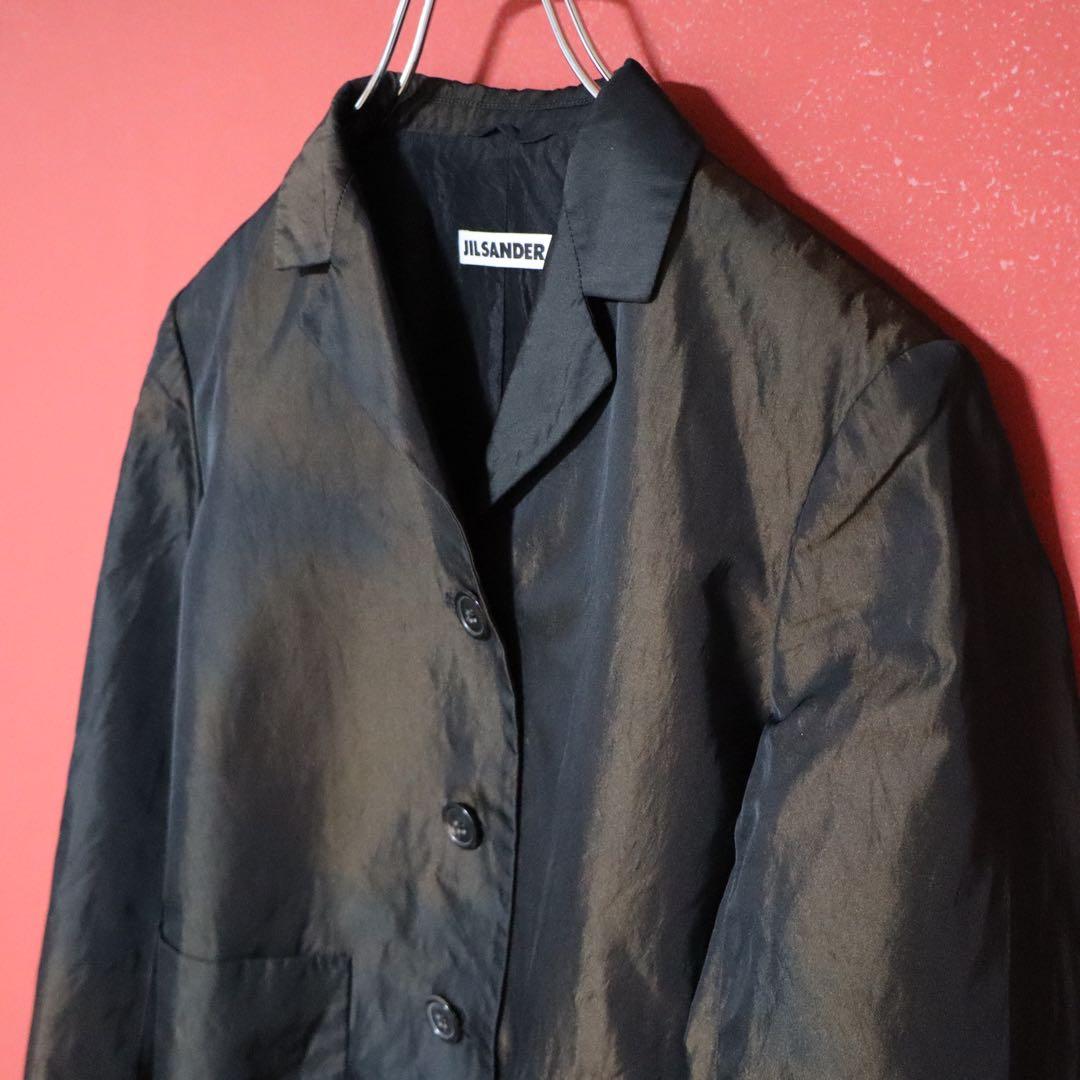JIL SANDER シルク混 ブラウングラデーション テーラードジャケット