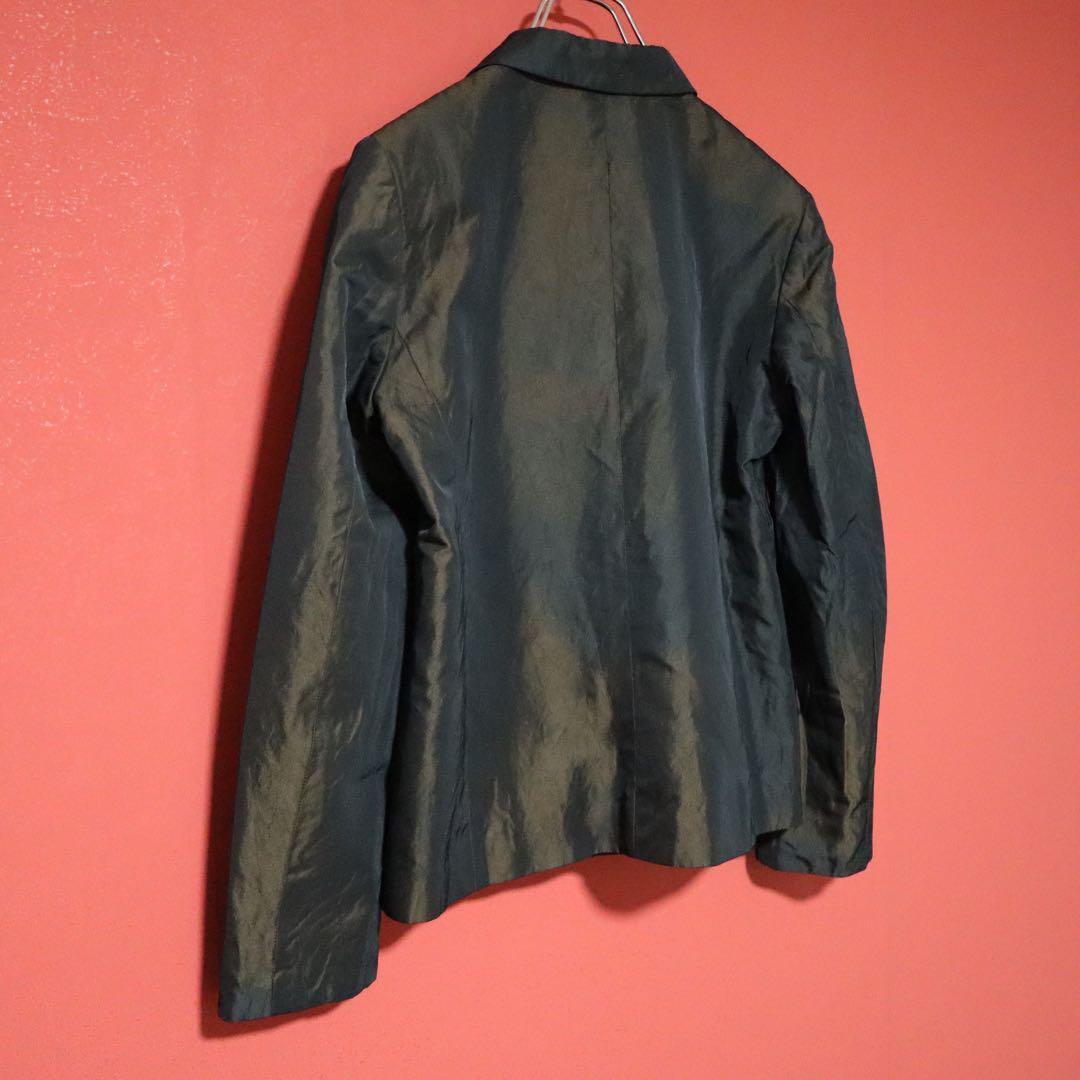 JIL SANDER シルク混 ブラウングラデーション テーラードジャケット