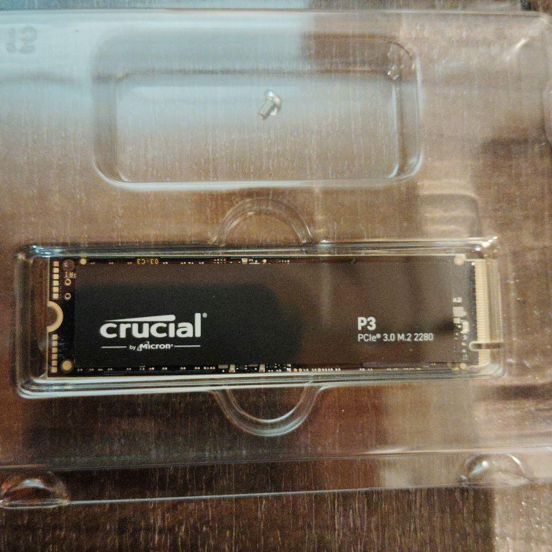 メモリー Crucial P3 1TB PCIe 3.0 NVMe M.2 SSD