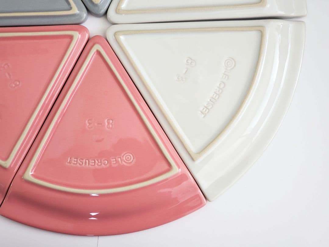 【廃盤 極美品】LE CREUSET パーティープレート 6枚　ル・クルーゼ