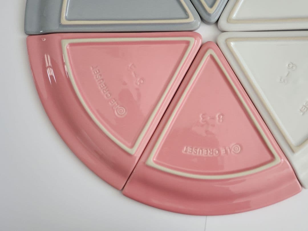 【廃盤 極美品】LE CREUSET パーティープレート 6枚　ル・クルーゼ
