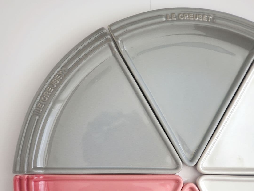 【廃盤 極美品】LE CREUSET パーティープレート 6枚　ル・クルーゼ
