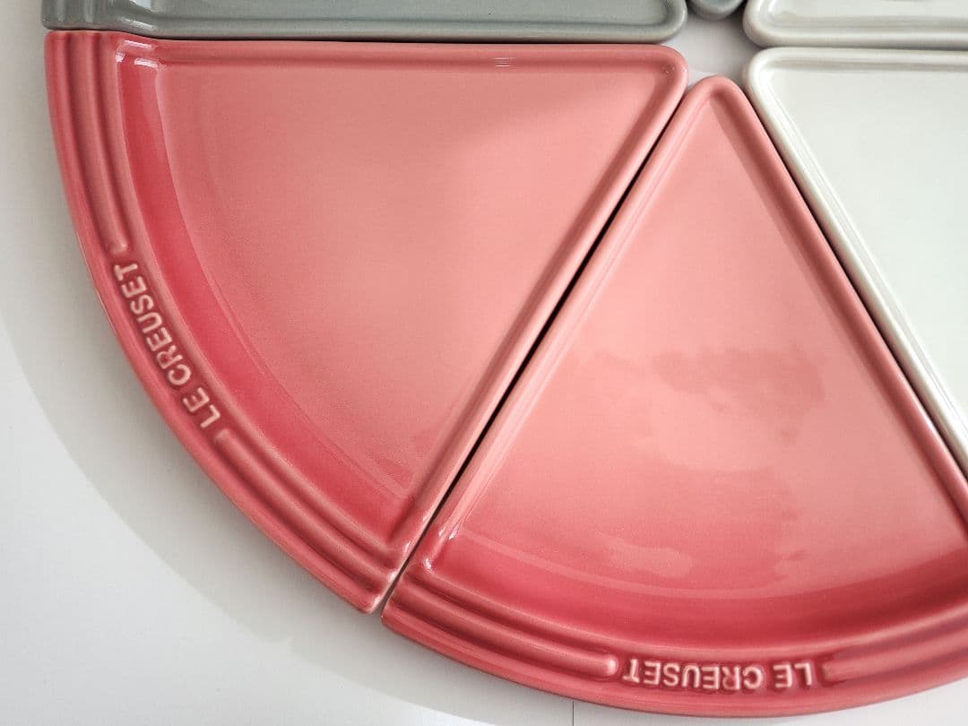 【廃盤 極美品】LE CREUSET パーティープレート 6枚　ル・クルーゼ