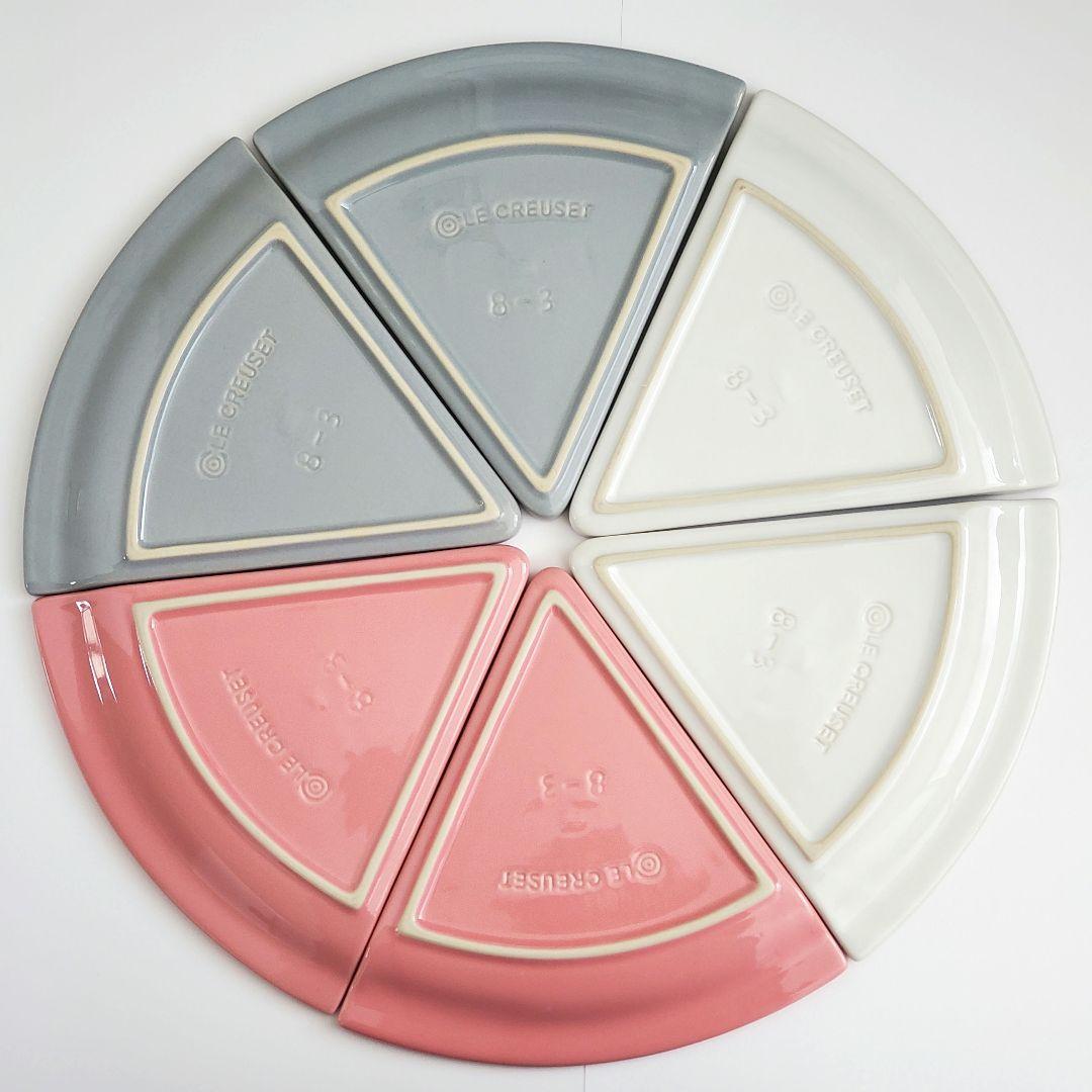 【廃盤 極美品】LE CREUSET パーティープレート 6枚　ル・クルーゼ