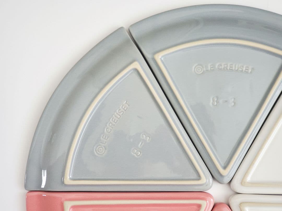 【廃盤 極美品】LE CREUSET パーティープレート 6枚　ル・クルーゼ