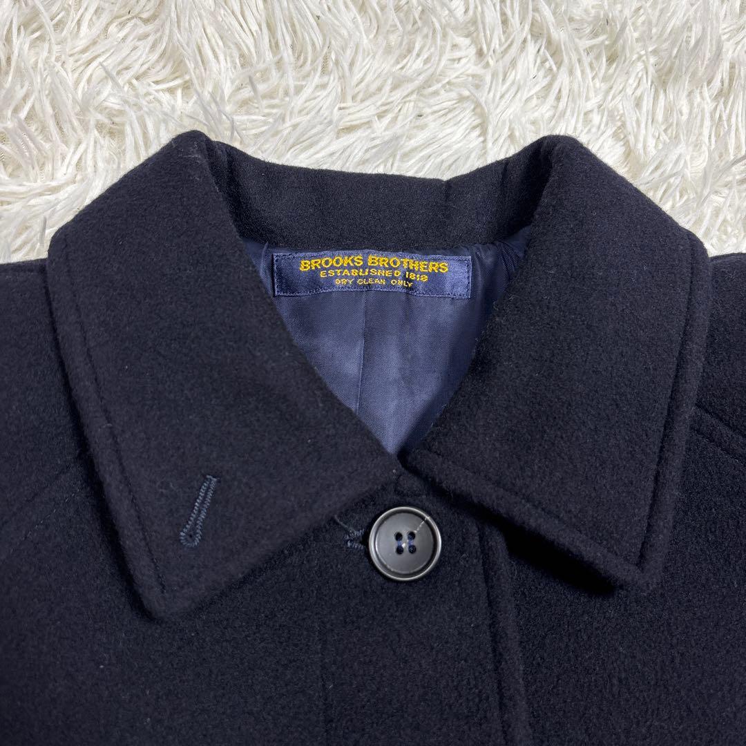 美品✨BROOKS BROTHERS カシミヤ入り 比翼ロングコート M〜L相当