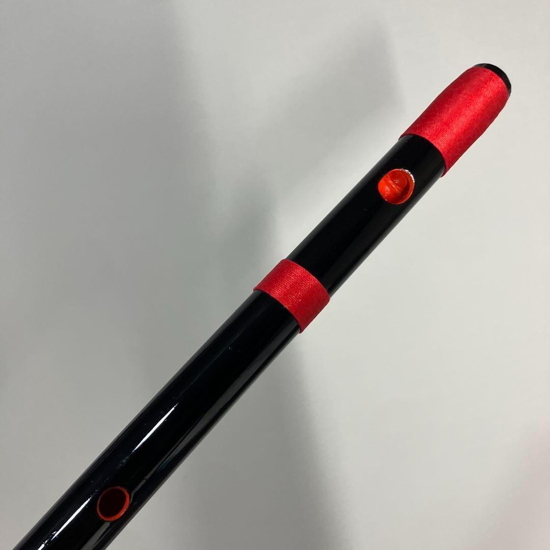 篠笛七本調子 B菅　ドレミ調　MR7-87 天地糸巻西洋音階 竹笛 和楽器 黒塗
