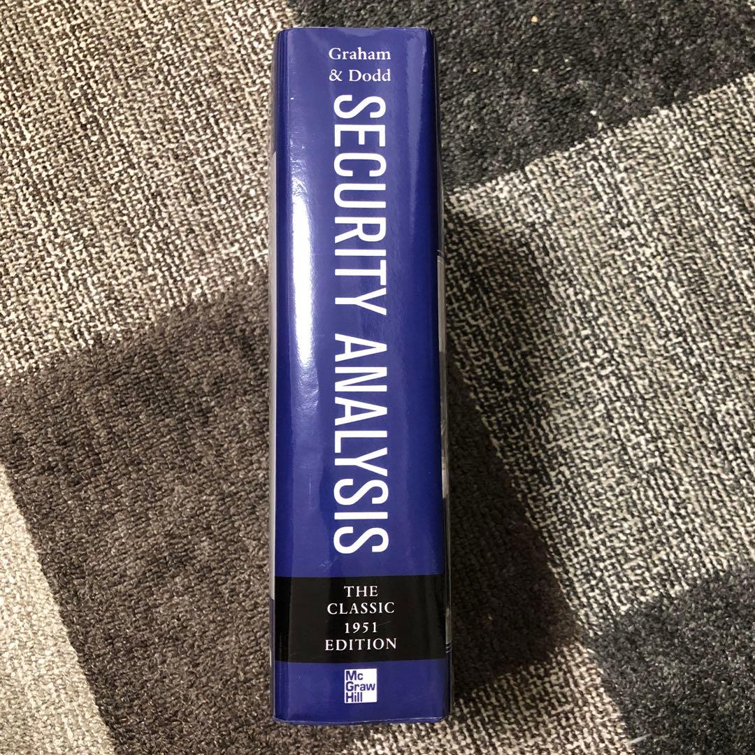 【洋書】SECURITY ANALYSIS 1951年版